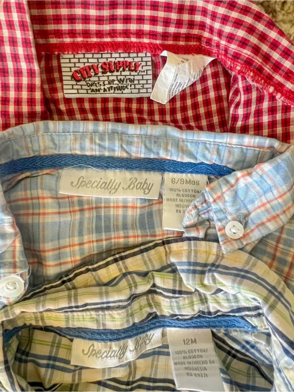 Vintage Y2K Baby Boy Clothes Lot 3-12M Carter’s Fisher Price Cherokee 90s 2000s